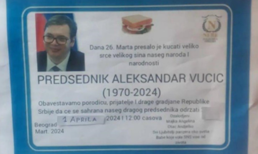 Umrelica Aleksandra Vučića