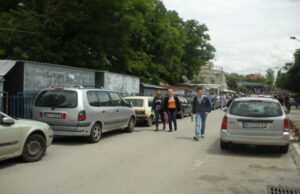 Komunalni red kod Tvrđavske pijace