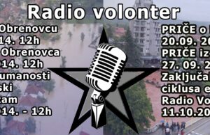 Danas 06.09.2014 od 12h prva emisija iz serijala na projektu „Radio Volonter“