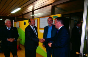 Peter Fridrih , Baden – Virtemberg, Volker Beck i Hajnc Vilhem u poseti N.S Roma