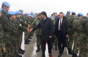 Doček i ispraćaj mirovnjaka Vojske Srbije