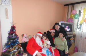 Poseta deda mraza porodici Pavlović