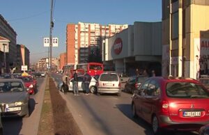 Lančani sudar na Bulevaru dr Zorana Đinđića
