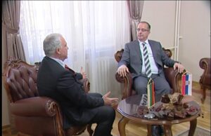 Oproštaj od generalnog konzula u Nišu Atanasa Krstina