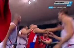 (VIDEO) VELIKI INCIDENT U NIŠU: Opšta tuča košarkaša Konstanina i Borca