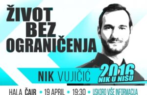 Nik Vujičić u Nišu