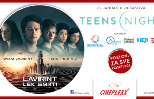 Teens night uz poklone za sve posetioce u bioskopu Cineplexx Niš
