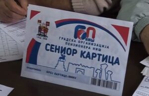 Senior kartica i za niške penzionere od 01.marta