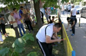 SNS Palilula uređivanje dvorišta Crvenkape