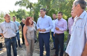 Gradonačelnik obišao radove na izgradnji kanalizacione mreže u Gornjem Komrenu