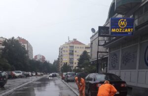 JKP „Mediana“ čišćenje na Bulevaru Nemanjića