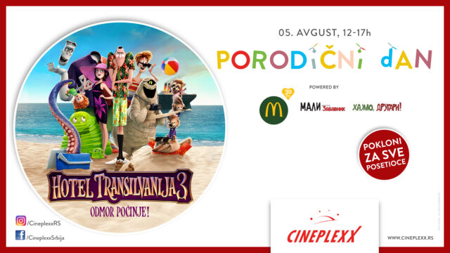 Porodični dan u bioskopu Cineplexx