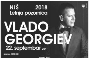 Vlado Georgiev u Nišu 22.septembra