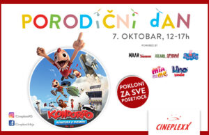 „KONDORITO“ NA CINEPLEXX PORODIČNOM DANU Pokloni, omiljeni slatkiš i mnogo zabave u bioskopu Cineplexx Niš
