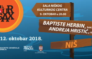 Koncert: Tour de Sax, utorak 9. oktobar u 20h