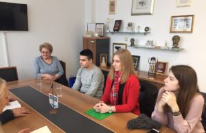 Prijem za talentovane učenike Luku Maksimovića, Nikoliju Cuckić i Katarinu Stojanović