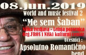 “Me sem Šaban” – sutra koncert na Letnjoj pozornici od 20h