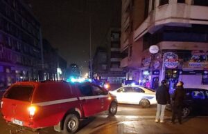 Gori objekat u Balkanskoj ulici