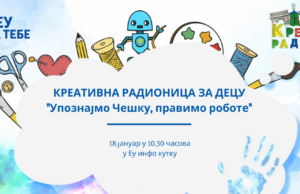 Kreativna radionica „Upoznajemo Češku, pravimo robote“ u EU info kutku