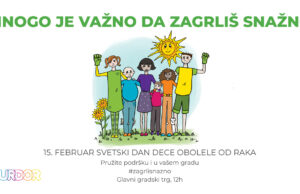 Zagrli snažno, podrška deci oboleloj od malignih bolesti