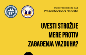 Prvi Studentski debatni klub u Nišu počinje sa radom