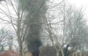 Taksi vozilo se zapalilo u pokretu