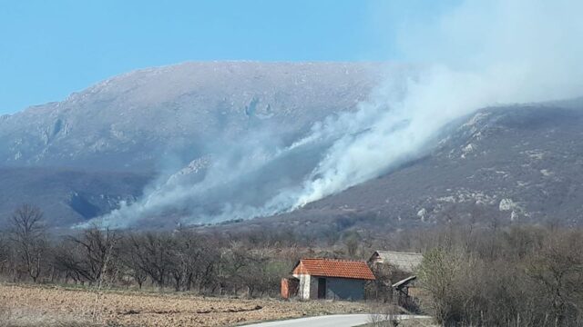 Požar na Suvoj planini