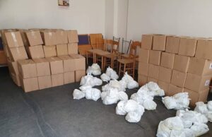 Podela paketa penzionerima u GO Palilula nakon prijave