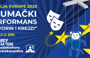 Onlajn glumački performans Davorin i Krejzi povodom Nedelje Evrope