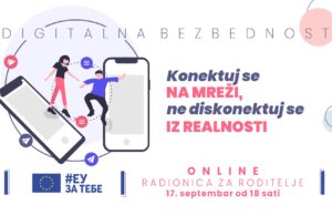 Onlajn radionica za roditelje 17. septembra