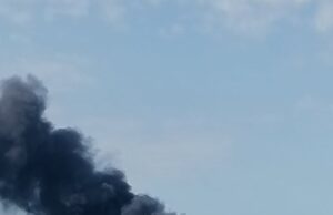 Bukti požar u magacinu boja i lakova na Mramorskom brdu Požar