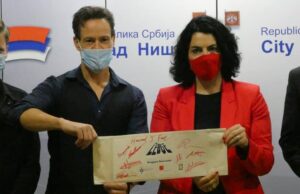 Protagonisti filma „Ledge“ u Gradskoj kući