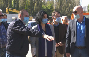 Radovi na izgradnji novog kružnog toka na Bulevaru Nemanjića