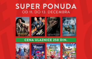 Ovog petka i vikenda samo u Cineplexx Niš bioskopu – ulaznica 250 dinara