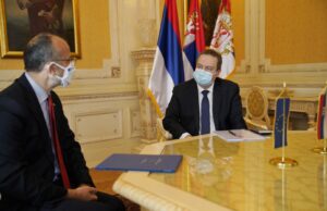 Sastanak ambasadora Fabricija i predsednika Narodne skupštine Ivice Dačića