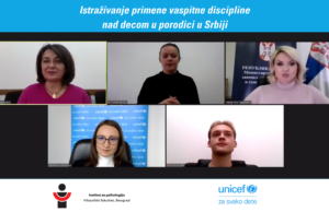UNICEF – Istraživanje o disciplinovanju dece u porodicama u Srbiji