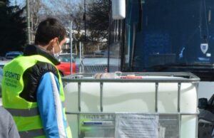 SREDSTVO ZA DEZINFEКCIJU OD PETKA 25. DECEMBRA NA LOКACIJI PARКING NA ULAZU U JКP“NAISSUS“ MEDIJANA