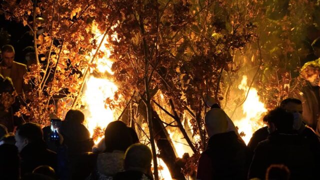 Badnji dan u Crkv Svetog Pantelejmona