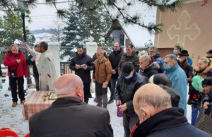 Rukovodstvo opštine na Bogojavljenskoj liturgiji