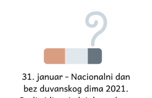 Nacionalni dana bez duvanskog dima 31. januara