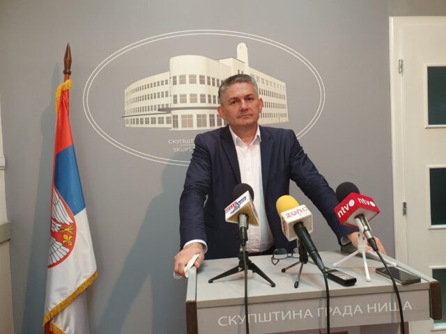 Miloš Banđur, odbornik SNS u Skupštini grada Niša foto: GP018