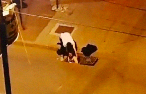 Polugola devojka izlazi iz šahte u sred noći u Nišu!