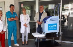 UNICEF donirao vredan aparat Dečijoj internoj klinici