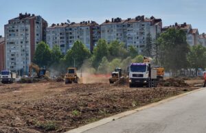 Početak radova na izgradnji parka na Bulevaru Nemanjića