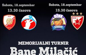 18. i 19. septambra memorijalni turnir u ženskoj košarci „Bane Milačić“