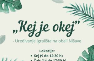 Akcija „Kej je okej“ – mladi uređuju igrališta