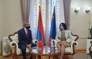 Prijem u gradskoj kući za njegovu ekselenciju ambasadora Republike Turske u Srbiji Hamia Aksoja