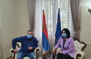 Gradonačelnica razgovarala sa pomoćnikom ministra poljoprivrede, šumarstva i vodoprivrede Aleksandrom Bogićevićem