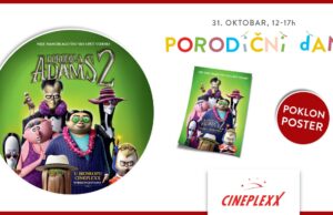 ,,Porodica Adams 2“ uz poklone za sve mališane u Cineplexx Niš bioskopu