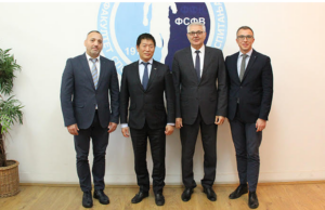 Poseta predsednika Međunarodne gimnastičke federacije Morinari Vatanabea niškom DIF-u